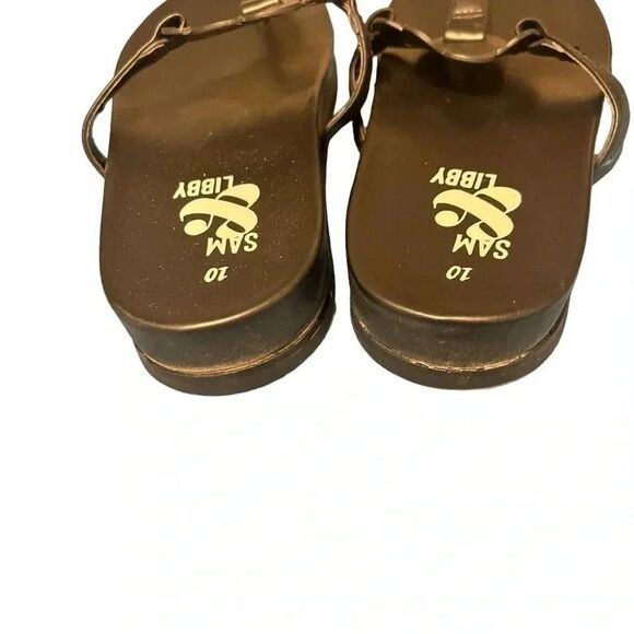 Sam & Libby Alexandra Thong Flip Flop Women's Size 10 black - Picture 4 of 4